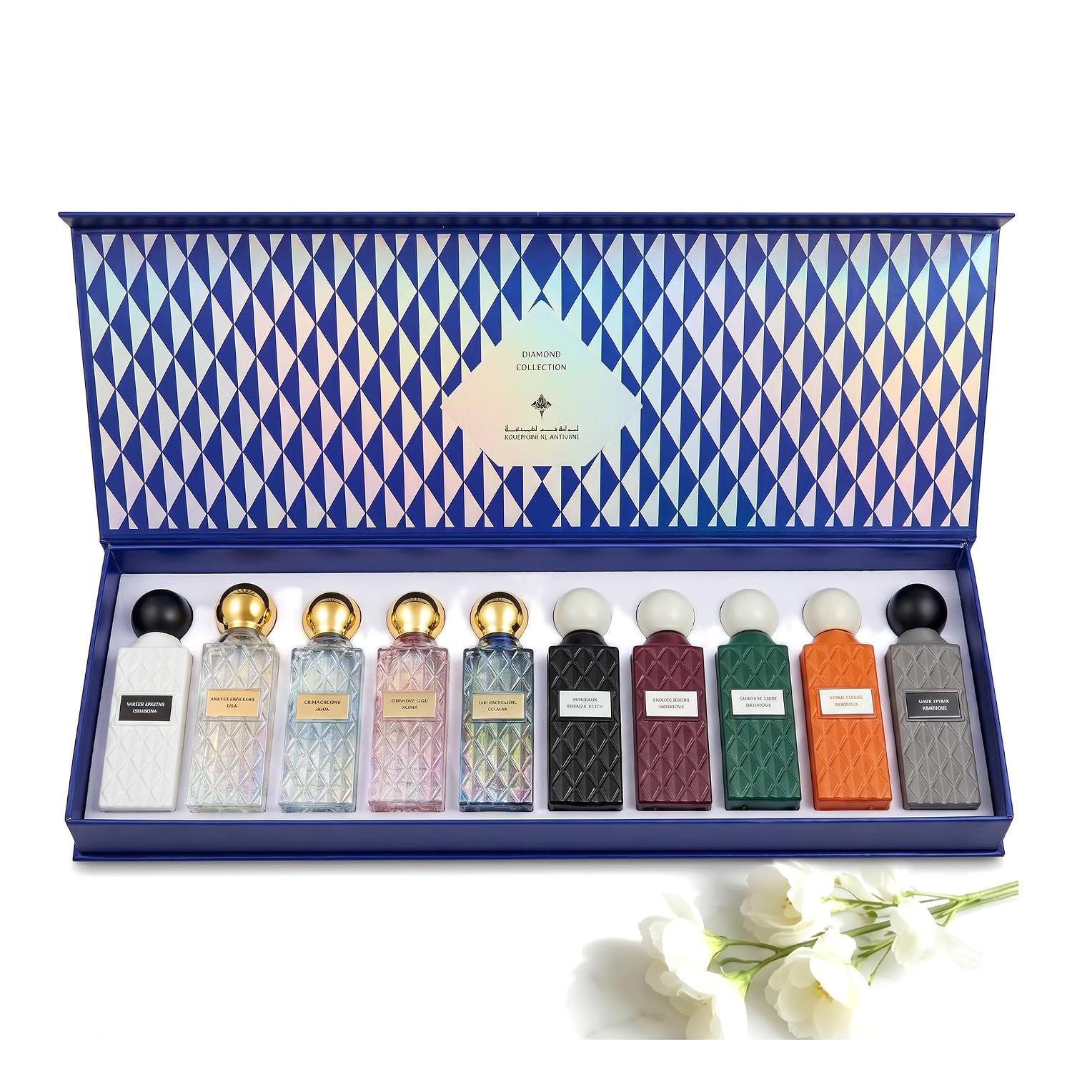 Arabic Mini Perfume Gift Sets,10 x 30ml (300ml), Exotic Oriental Fragrance | Arabes Perfumes Set,Long Lasting Light Fragrance for Dating Party Office Travel Daily Wear,Perfect for Gifting/Personal Use
