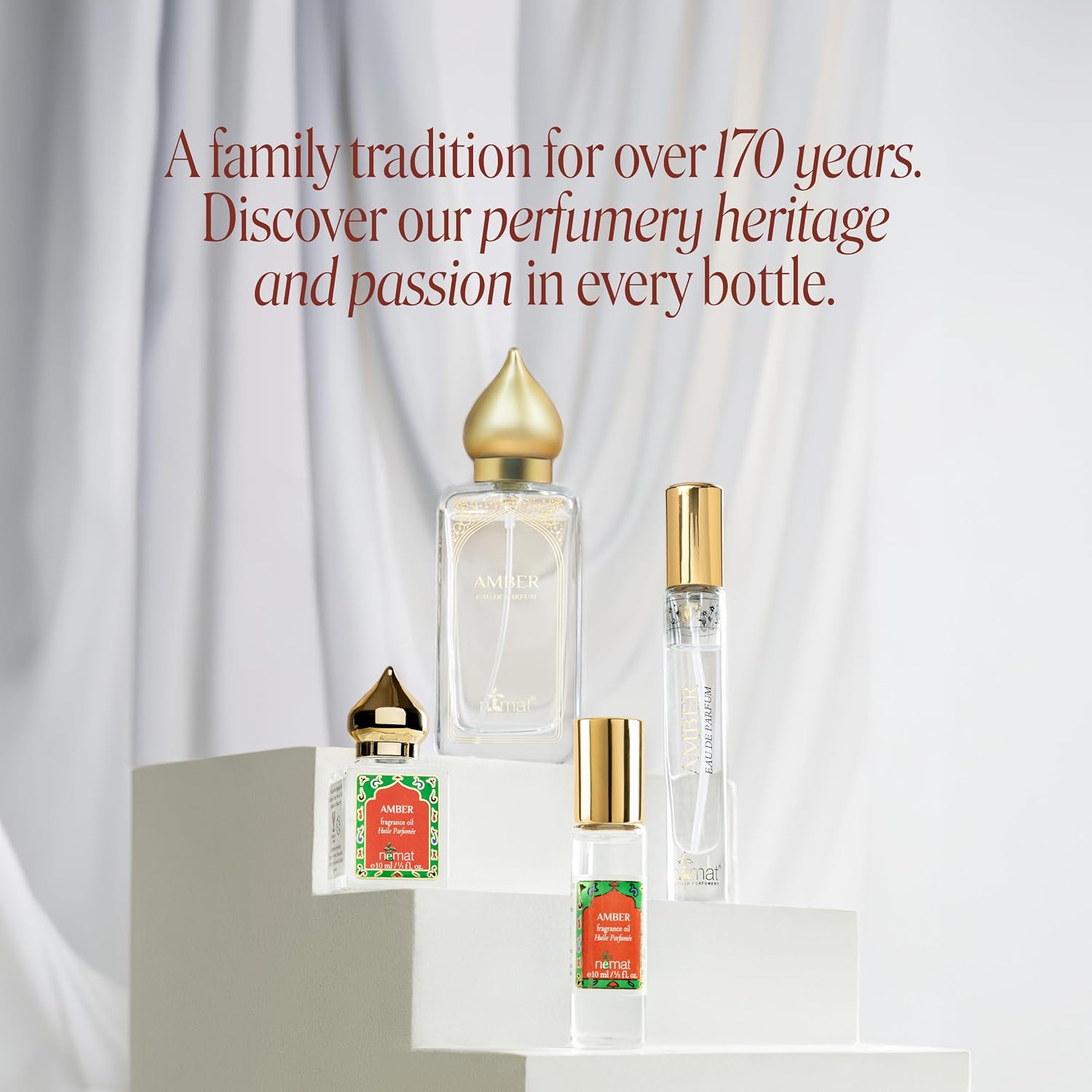 Nemat International Amber Perfume Oil Roll-On – Long Lasting Alcohol Free Amber Oil Perfume for Women and Men, Essential Oil Based Fragrance, Clean Vegan Body Oil Roll On, 10 ml / 0.33 fl Oz - Image 7