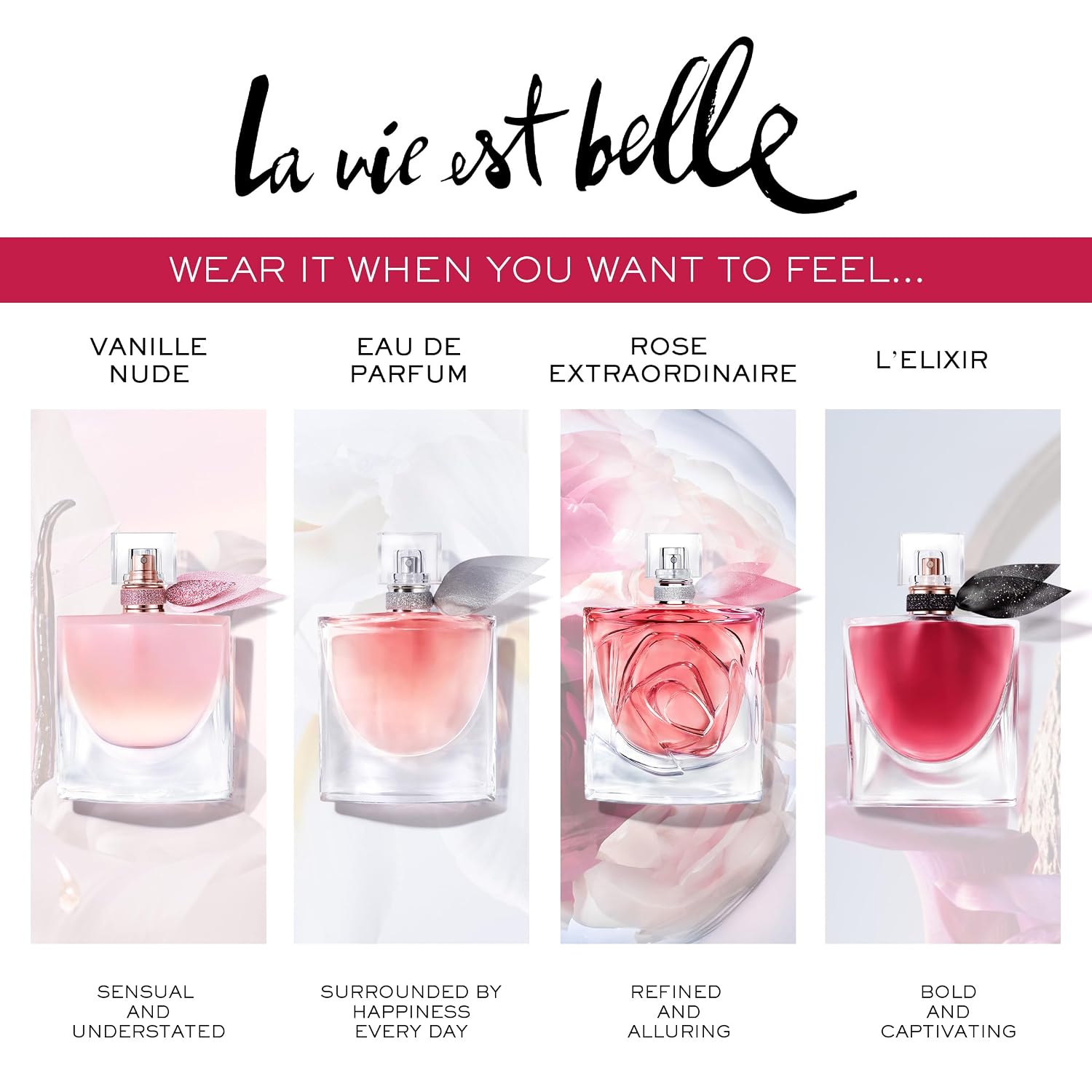 Lancôme La Vie Est Belle La Vie Vanille Nude Eau de Parfum - Long Lasting Fragrance with Notes of Solar Jasmine, Glazed Bourbon Vanilla, White Musk - Floral & Sweet Women's Perfume - Image 9