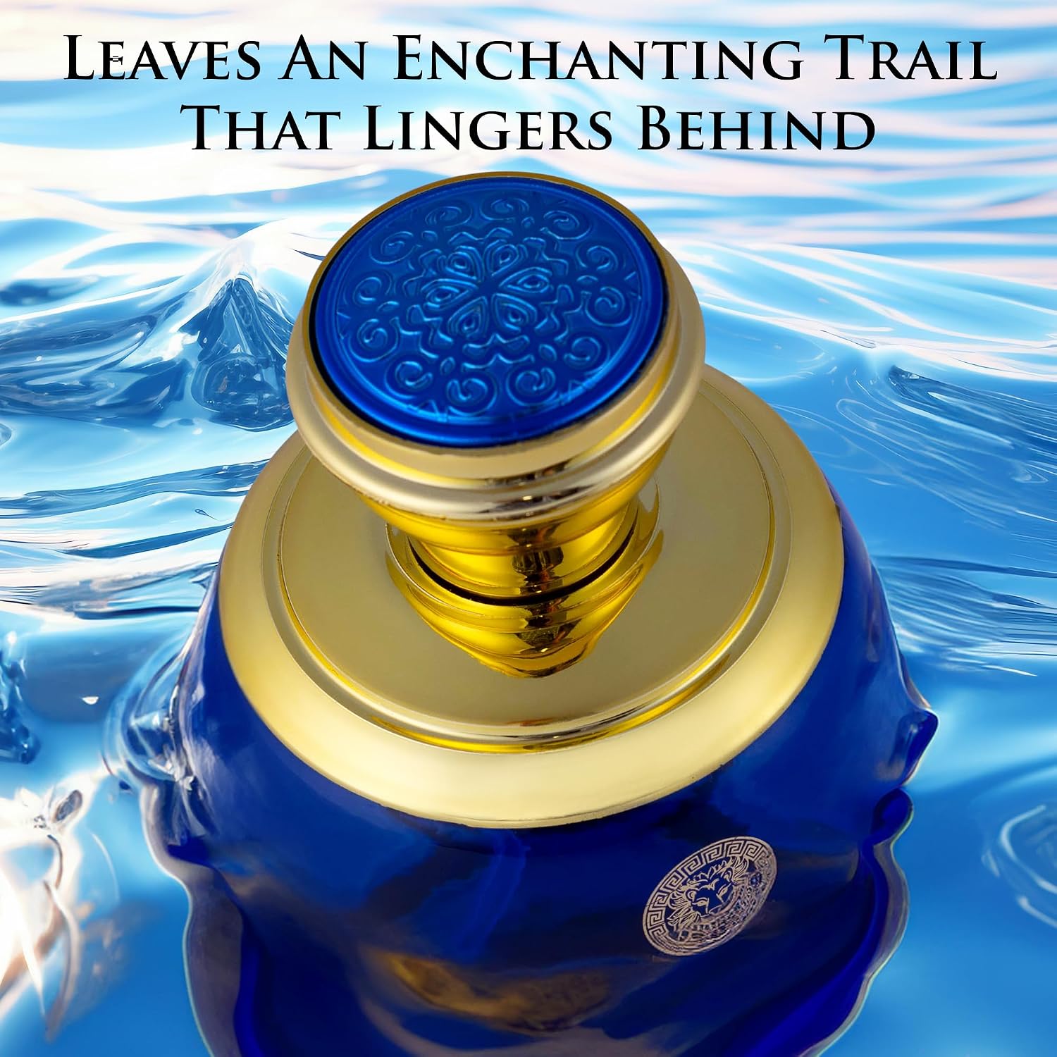 Verse Deep Blue for Women EDP 3.4 fl Oz- Floral, Fruity & Woody Accords - Top Notes of Apple, Black Currant & Clover Base Scent of Styrax, White Smooth Wood, Patchouli & Musk - Elegant 100ml Bottle - Image 4