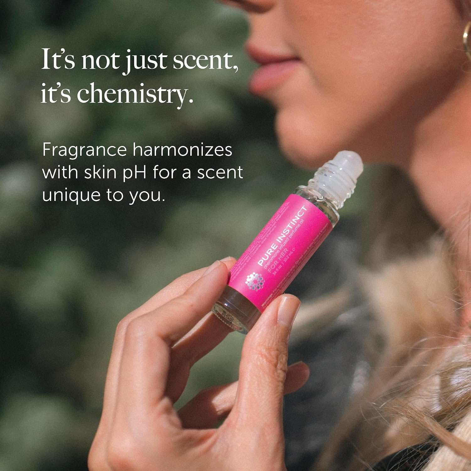 Pure Instinct Perfume with Pheromone Infused Essential Oil for Her - Roll on 10.2 ml | 0.34 Fl. Oz - Image 3