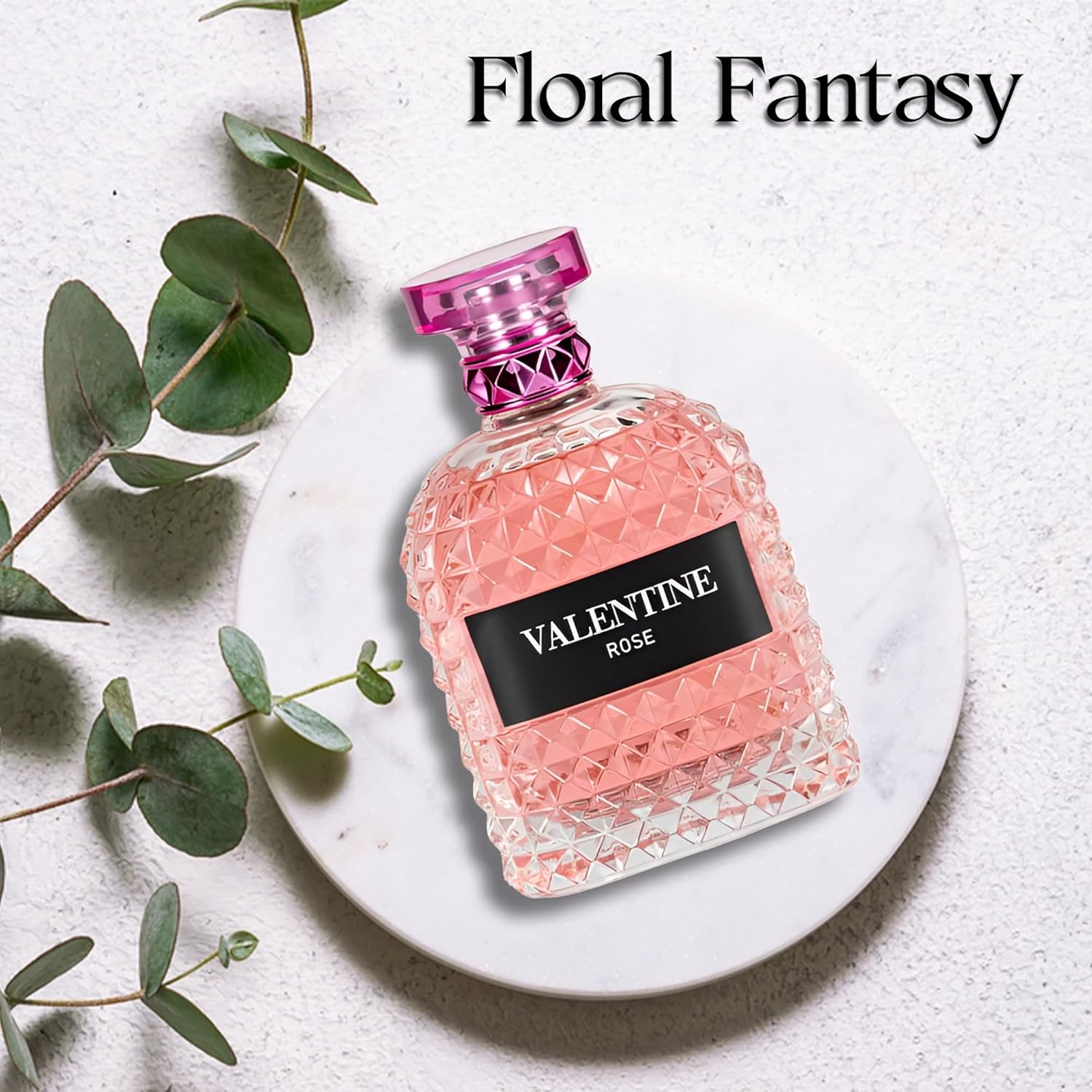 A CENTER 4PCS Perfume Set for Women - Floral Fragrance Gift Set with Vanilla,Sweet Fruity, Eau De Parfume| 3.4 Fl Oz Each Women's Cologne(Valentine Milano/Rose/Pink,Valuable,) - Image 8