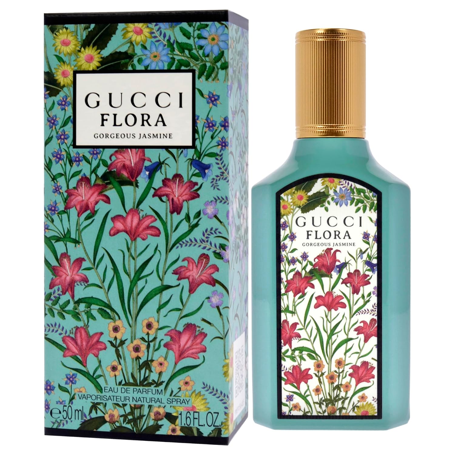 Gucci Flora Gorgeous Jasmine by Gucci for Women 1.6 oz Eau de Parfum Spray - Image 4