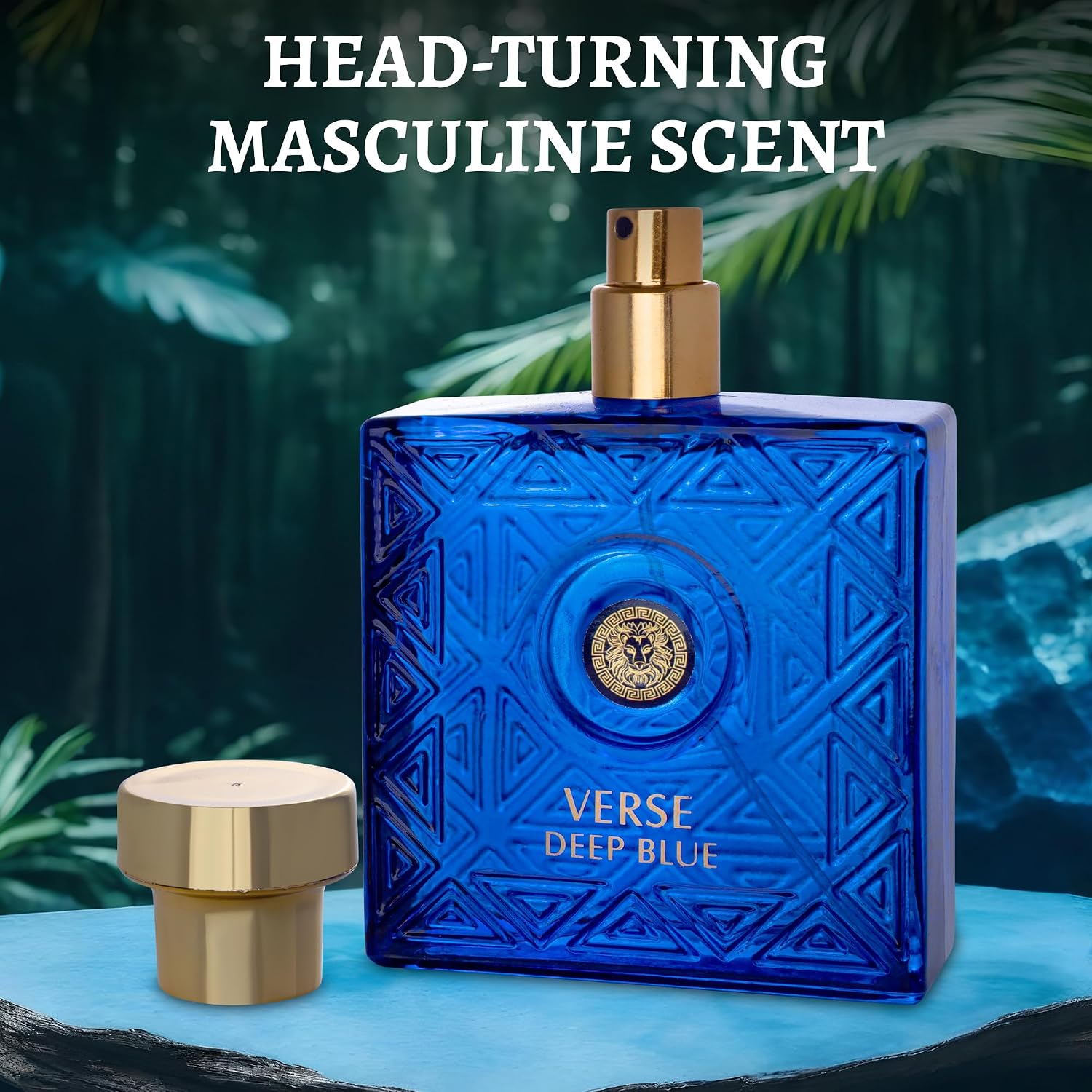 NovoGlow Verse Deep Blue, Eau de Parfum Spray Perfume, Fragrance For Men- Daywear, Casual Daily Cologne 3.4 Oz Bottle- Ideal EDP Beauty Gift for Birthday, Anniversary - Image 6