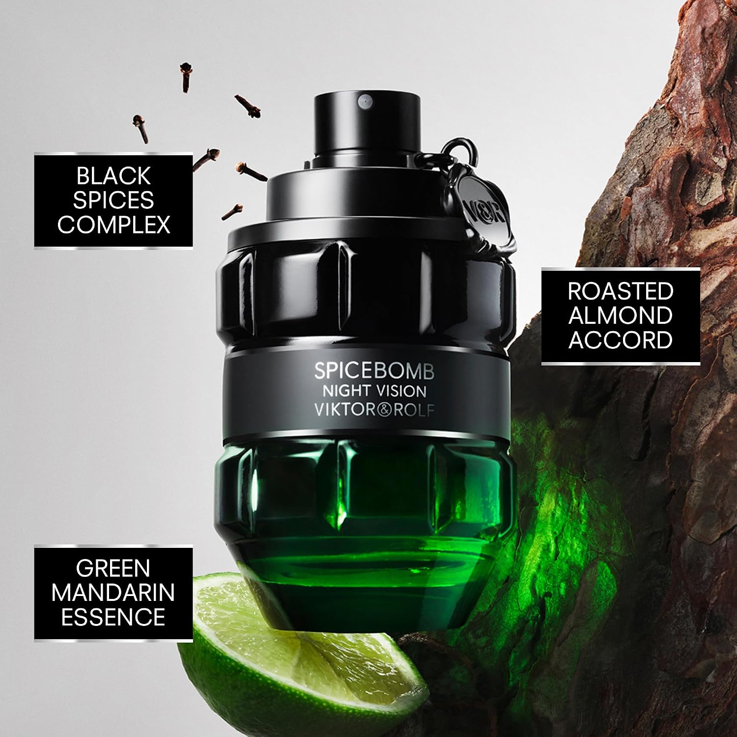 Viktor&Rolf - Spicebomb Nightvision Eau de Toilette - Warm, Spicy & Fresh - Cologne for Men - with Notes of Bergamot Citrus, Black Spices & Rosemary - Image 2