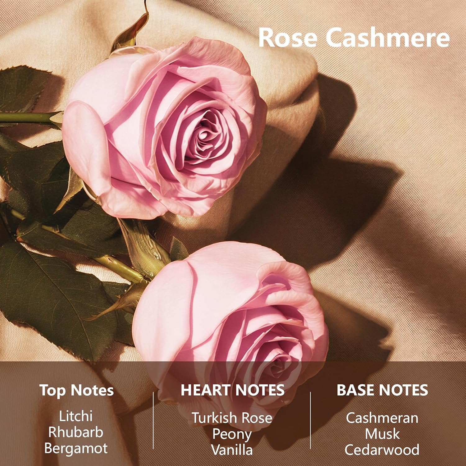 PUREU Pheromones Perfumes for Women Roll On Rose Cashmere Travel Size Perfume, Long Lasting Vanilla Perfume Pheromones Oil Fragrance, Pheromone Perfume Eau De Parfum 0.34 Fl Oz/10ml, Made in USA - Image 4
