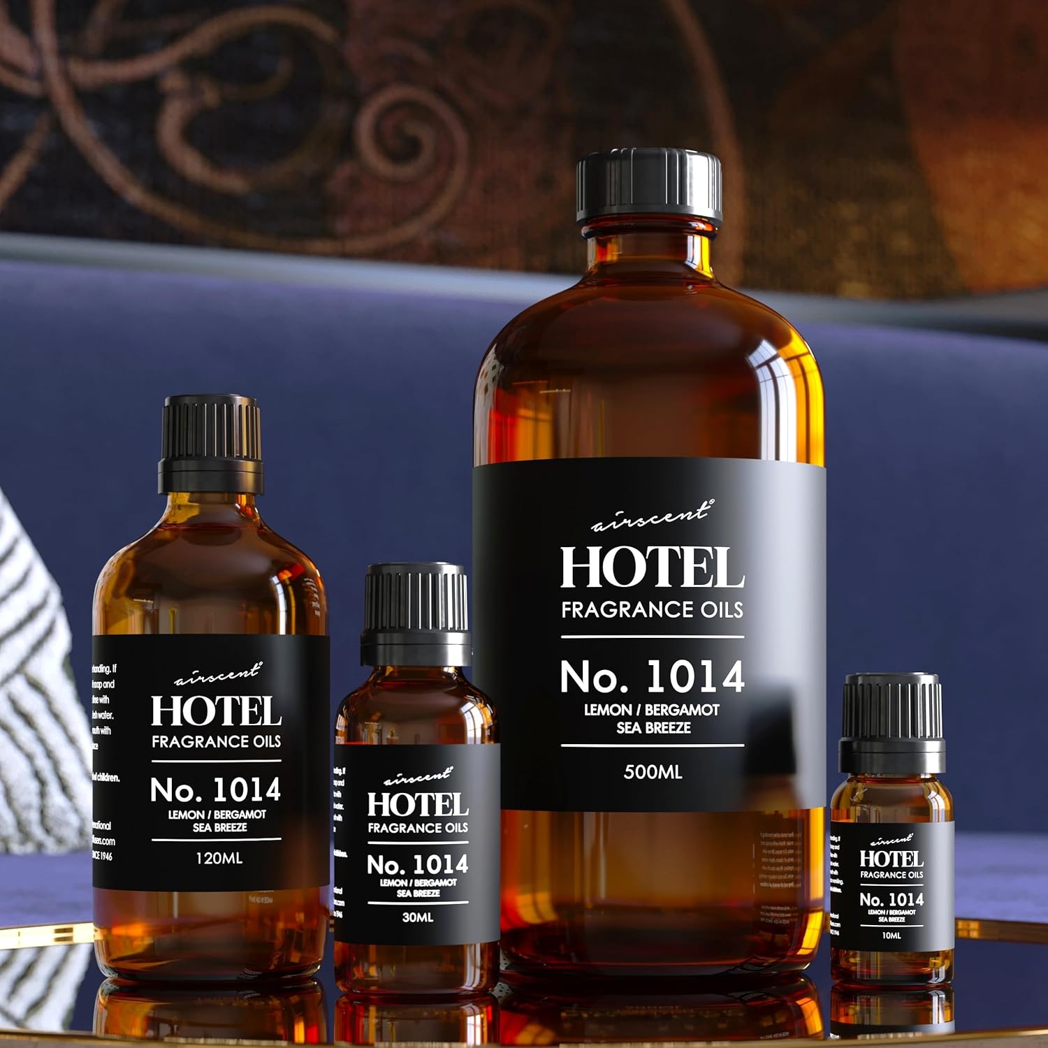 AirScent Hotel Diffuser Oil No. 1014 - Iconic 5-Star Hotel Blend - 10 mL | Lemon Bergamot Sea Breeze - Coastal Hotel Scent - Fragrance Oil for Ultrasonic and Waterless Diffusers and Crafting - Image 7