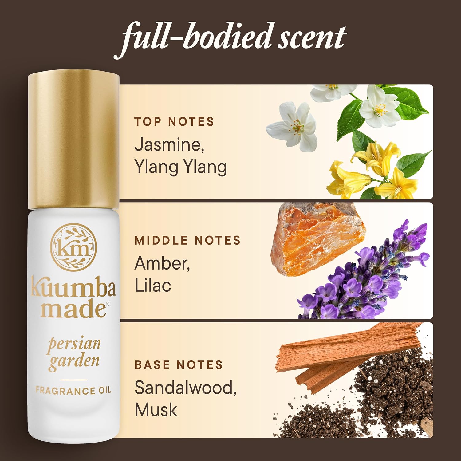 Kuumba Made Persian Garden Fragrance Oil, Long-Lasting Scented Oil Perfume Roller, Vegan, Alcohol-Free, 0.15 Fl Oz - Image 5