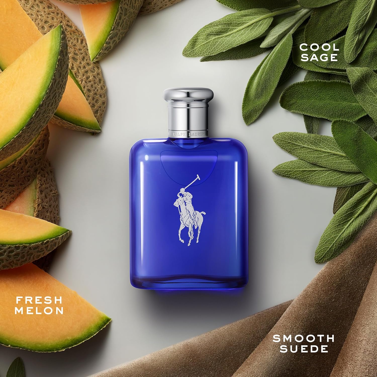 RALPH LAUREN FRAGRANCES - Polo Blue - Eau de Toilette - Men's Cologne - Aquatic & Fresh - With Citrus, Sage, and Suede - Medium Intensity - Image 2