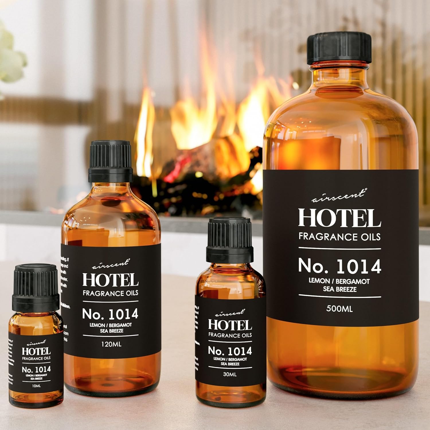 AirScent Hotel Diffuser Oil No. 1014 - Iconic 5-Star Hotel Blend - 10 mL | Lemon Bergamot Sea Breeze - Coastal Hotel Scent - Fragrance Oil for Ultrasonic and Waterless Diffusers and Crafting - Image 9