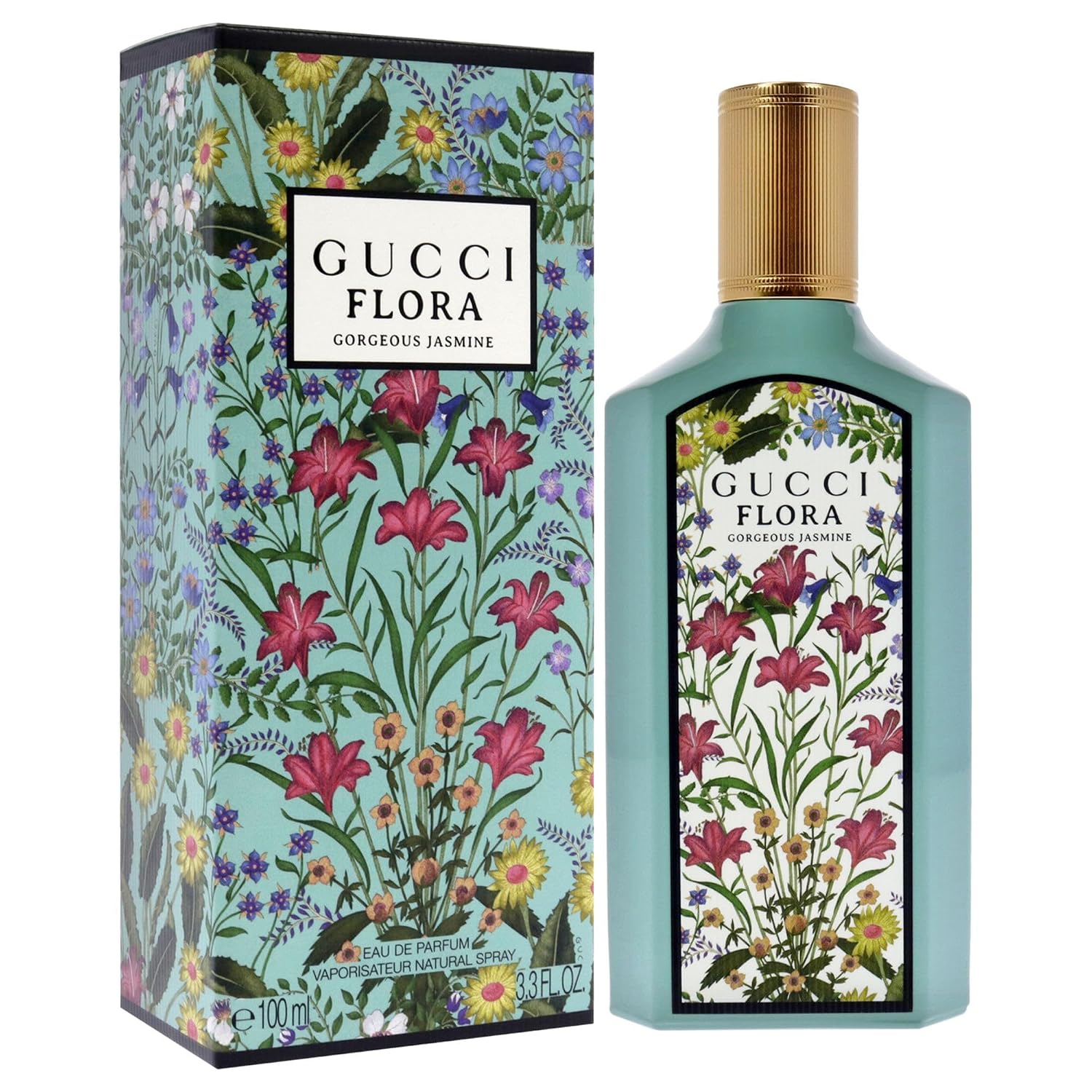 Gucci Flora Gorgeous Jasmine for Women 3.3 oz Eau de Parfum Spray - Image 3