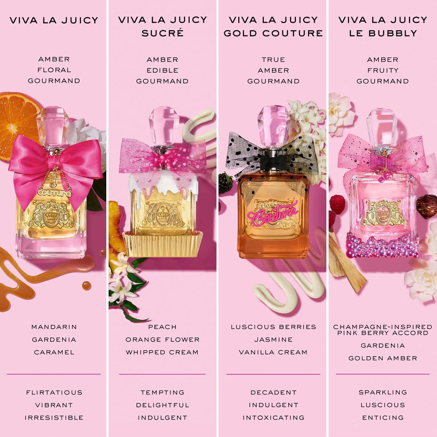 Juicy Couture Viva La Juicy Eau De Parfum, Women's Perfume with Notes of Mandarin, Gardenia & Caramel, Floral & Sweet Perfume for Women, EDP Spray - Image 8