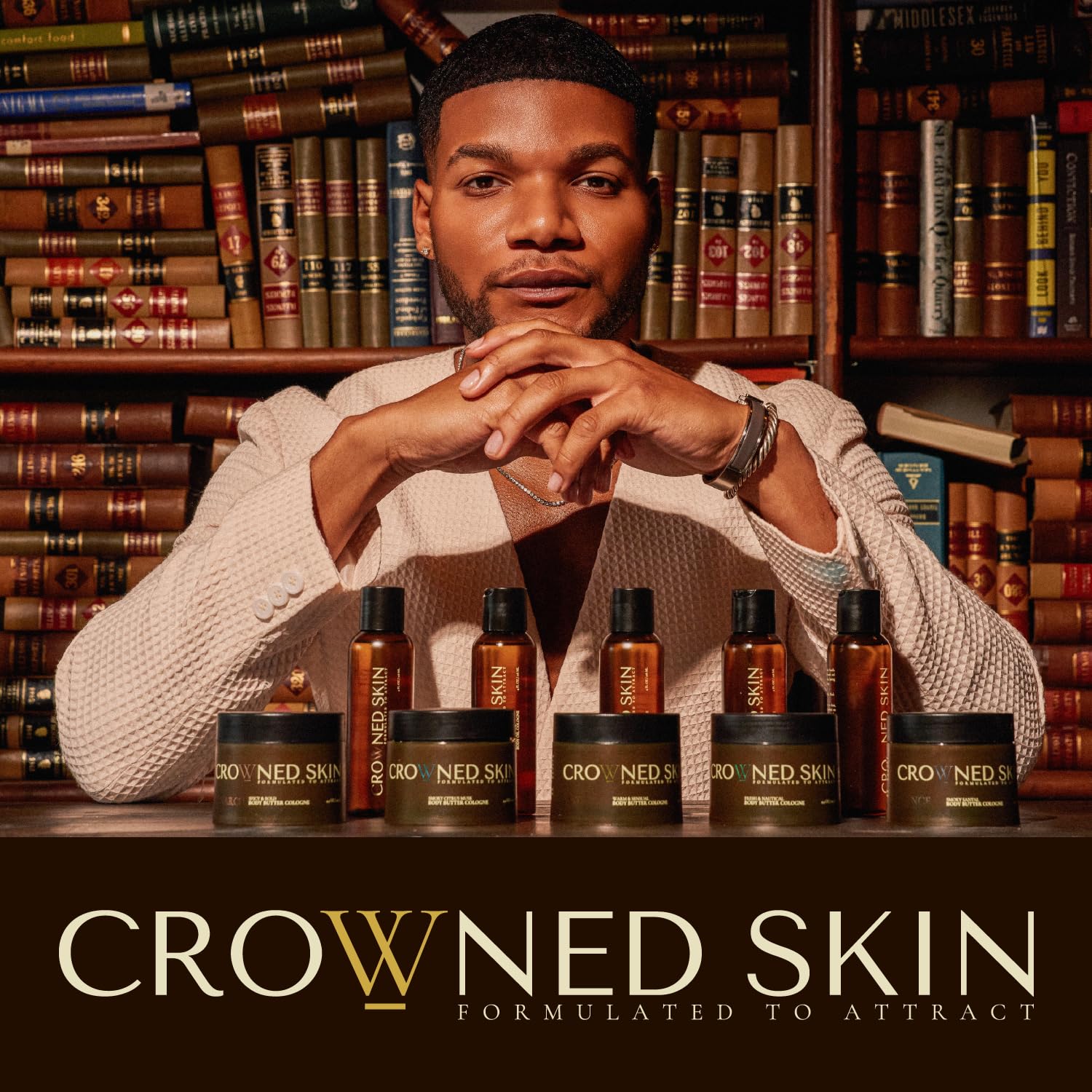 Crowned Skin Empire Body Oil Cologne for Men | Smoky Citrus Musk | As Seen On Shark Tank | Scented with Lemon & Lavender | Infused with Natural Jojoba & Grapeseed Oil | All-Day Fragrance | 4oz - Image 8