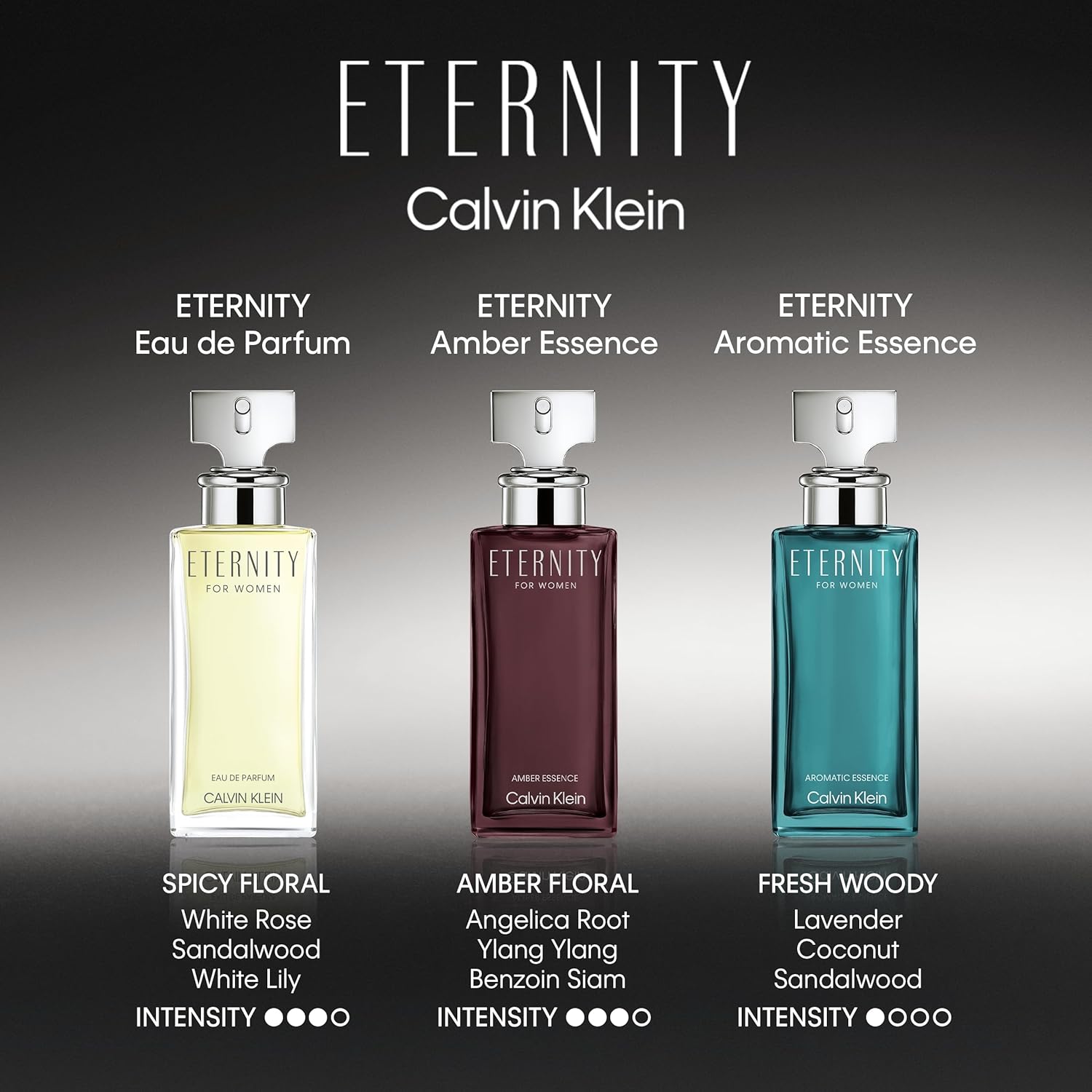 Calvin Klein Eternity Eau de Parfum – Floral Women's Perfume – With Notes of Bergamot, White Lily, White Rose, Sandalwood & Amber – Long Lasting Fragrance - Image 4