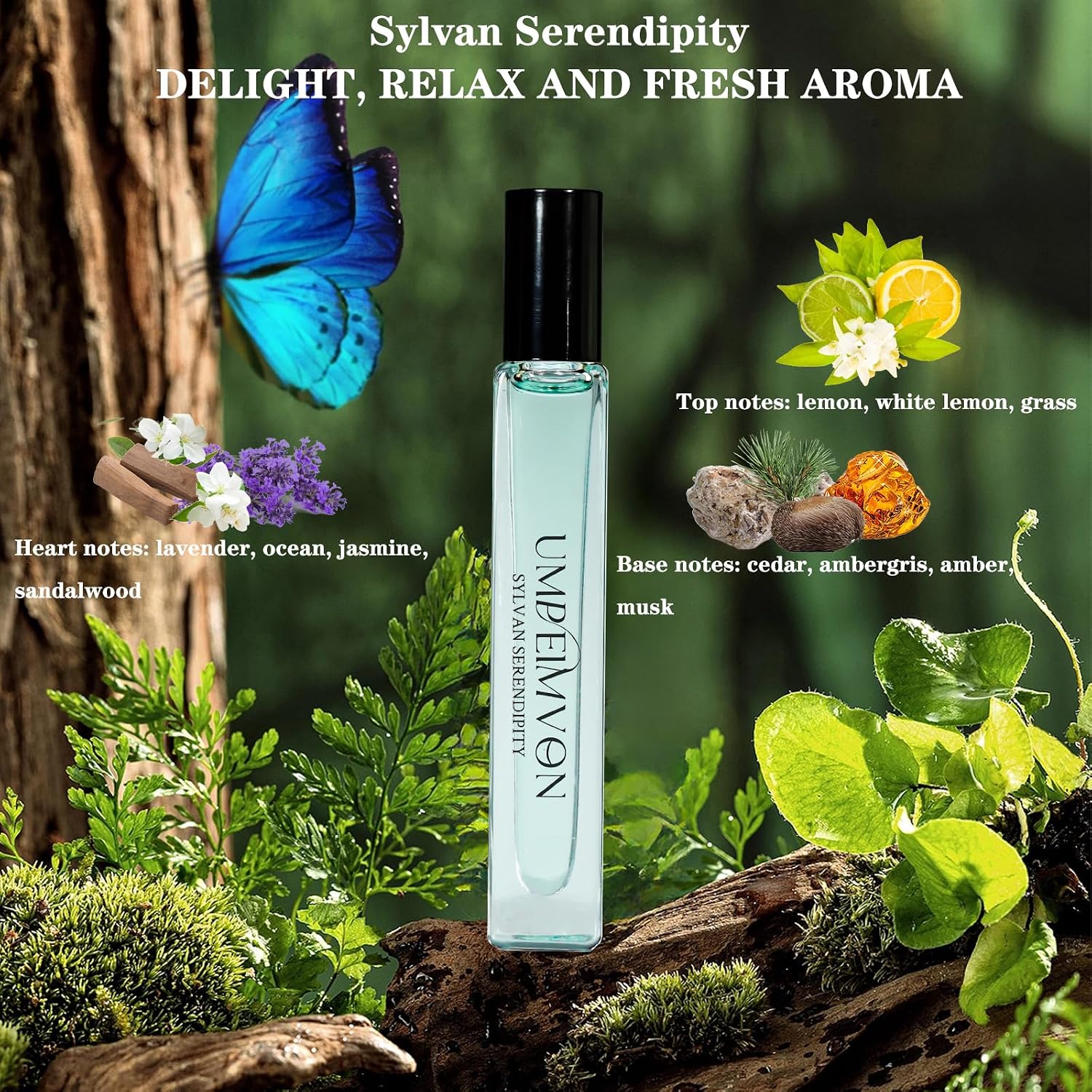 Perfume Oil Roll On Perfume, Unisex Long Lasting Body Oil, Scent from Flora and Nature, Travel Size 0.33 Fl. Oz - Image 4