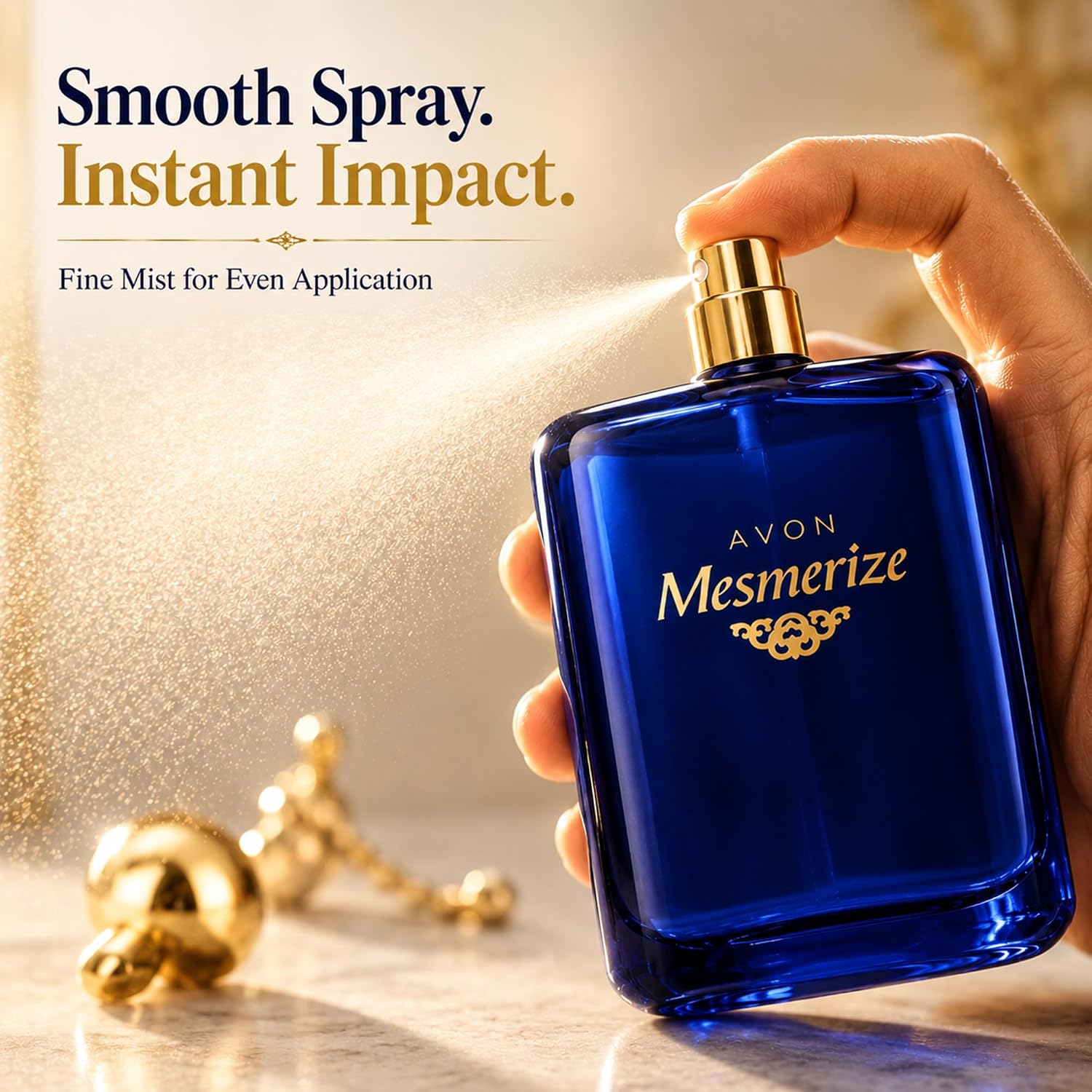 AVON Mesmerize Cologne Spray — Long-Lasting Cologne for Men with Sandalwood & Warm Amber — Classic Signature Mens Cologne, Perfume for Men, Everyday Wear & Gifting, 3.4 fl oz Travel Size - Image 7