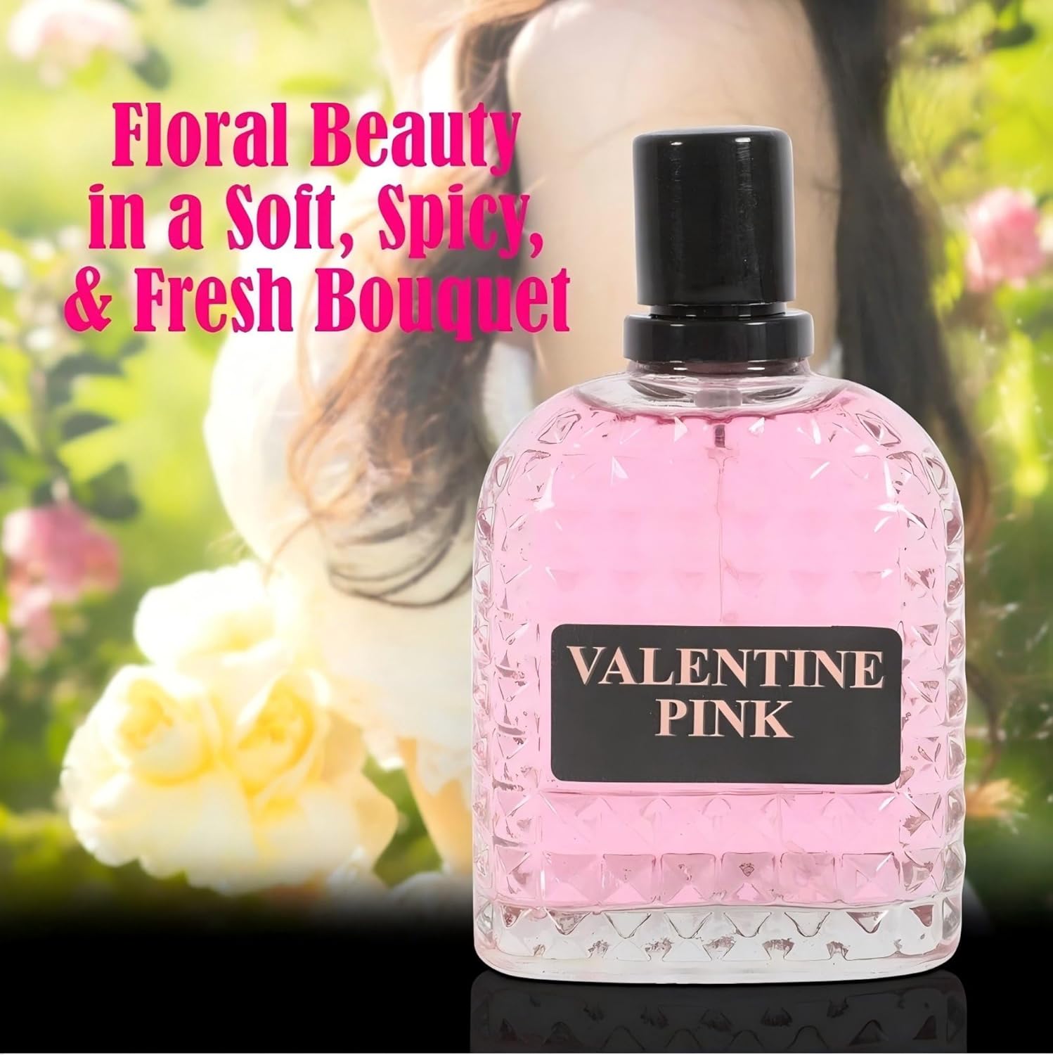 A CENTER 4PCS Perfume Set for Women - Floral Fragrance Gift Set with Vanilla,Sweet Fruity, Eau De Parfume| 3.4 Fl Oz Each Women's Cologne(Valentine Milano/Rose/Pink,Valuable,) - Image 3
