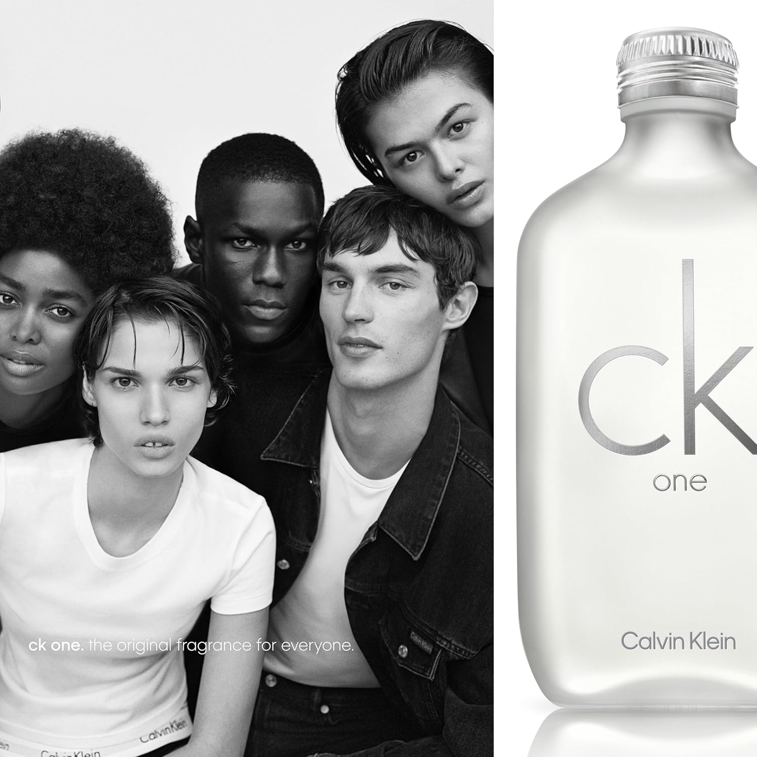Calvin Klein CK One Eau de Toilette 4-Piece Gift Set ($159 Value) – 6.7 oz EDT, 0.5 oz EDT, 6.7 oz Body Lotion, 3.3 oz Shower Gel – With Notes of Green Tea – Long-Lasting Unisex Fragrance - Image 5