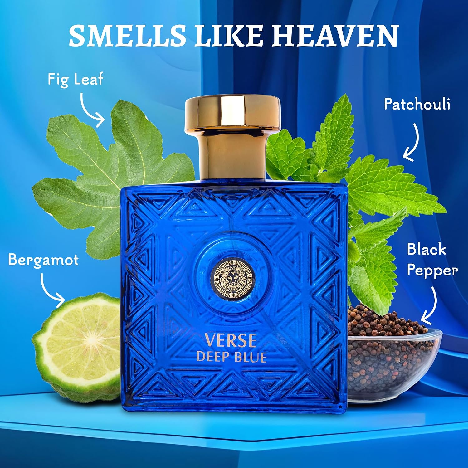 NovoGlow Verse Deep Blue, Eau de Parfum Spray Perfume, Fragrance For Men- Daywear, Casual Daily Cologne 3.4 Oz Bottle- Ideal EDP Beauty Gift for Birthday, Anniversary - Image 2