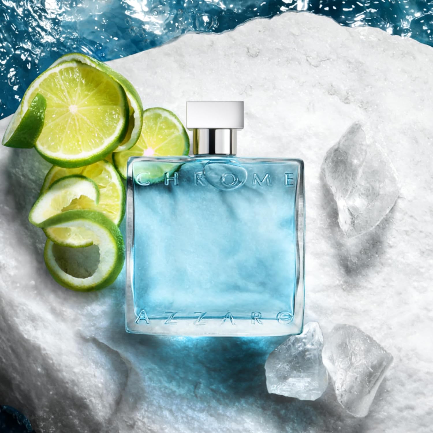 Azzaro Chrome Eau de Toilette - Fresh Aquatic Mens Cologne - Citrus, Woody, Musky Fragrance -Fresh Notes of Bergamot - Everyday Wear - Classic Summer Beach Scent - Luxury Perfumes for Men - Image 2