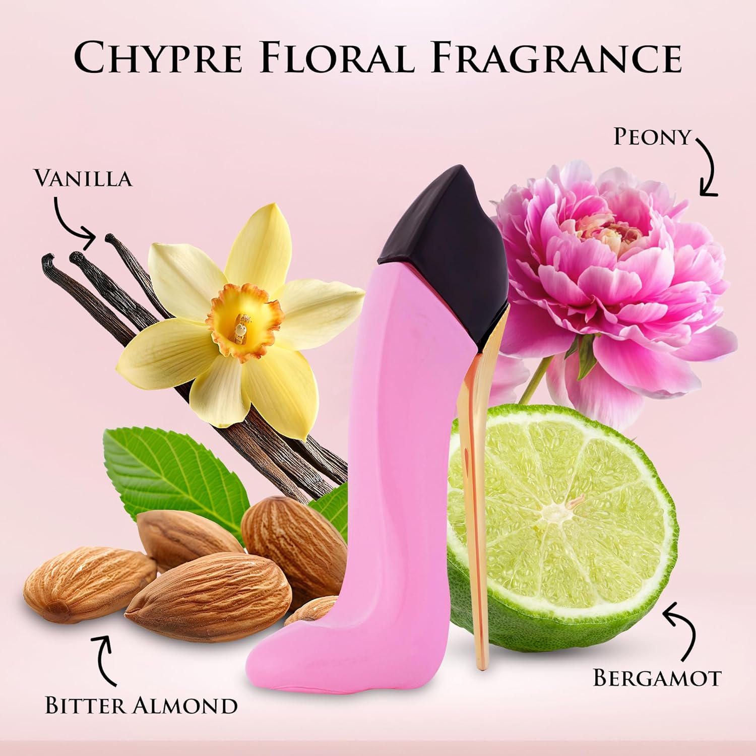 URBAN COLLECTION Bad Girl Blush for Women – Eau De Parfum 3.4 fl oz – Vegan, Cruelty-Free & Paraben-Free – Sweet Citrus Bergamot with Hints of Almond – Warm Vanilla & Peony – Elegant 100ml Bottle - Image 5