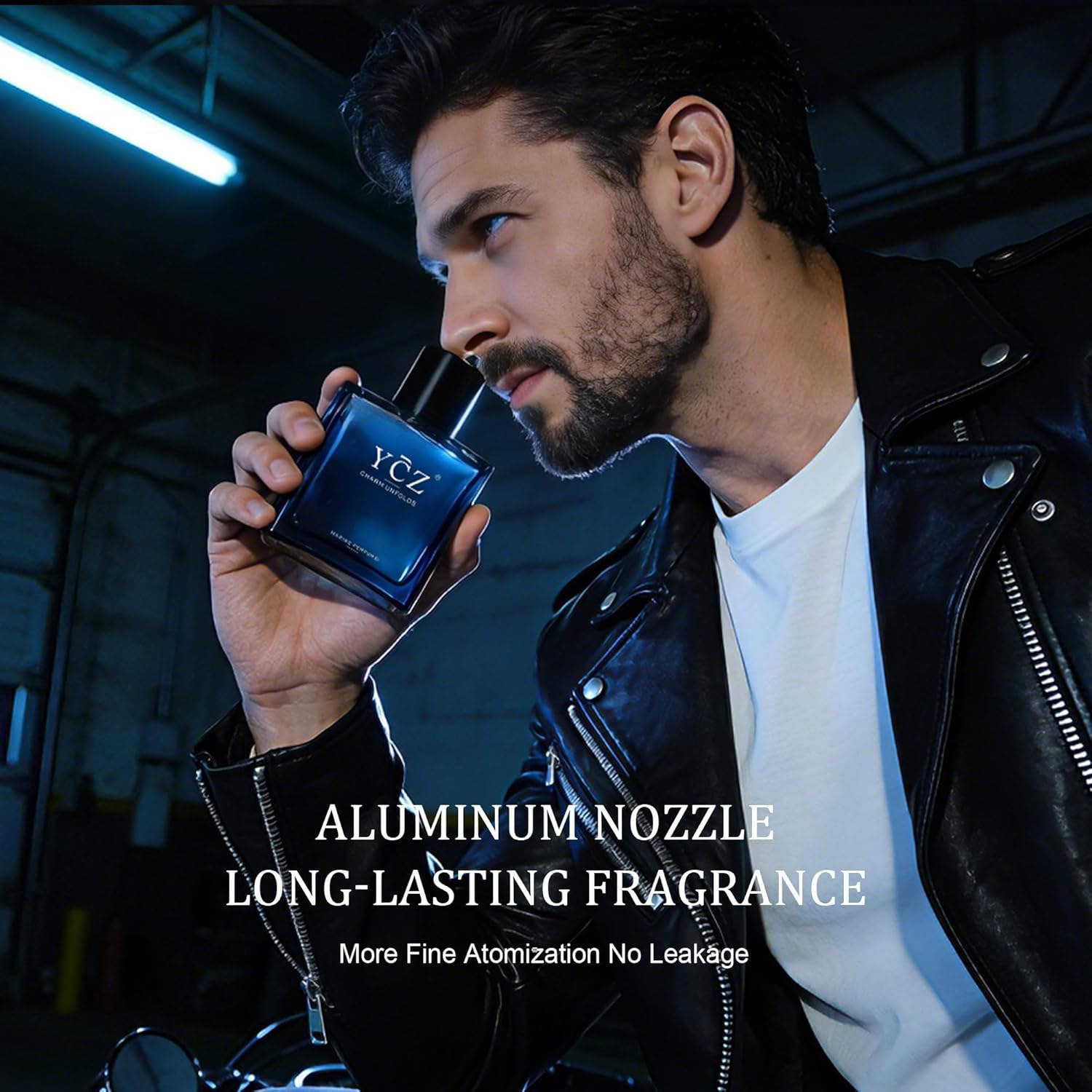 Ycz Midnight Marine Eau de Parfum for Men, 1.7 Fl Oz (50 mL), Long-Lasting Cologne, Fresh Marine & Woody Fragrance with Grapefruit, Ginger and Cedar Notes for Daily Wear, Date Night and Gifts - Image 3