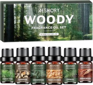 Woody Essential Oils Set – 6x...