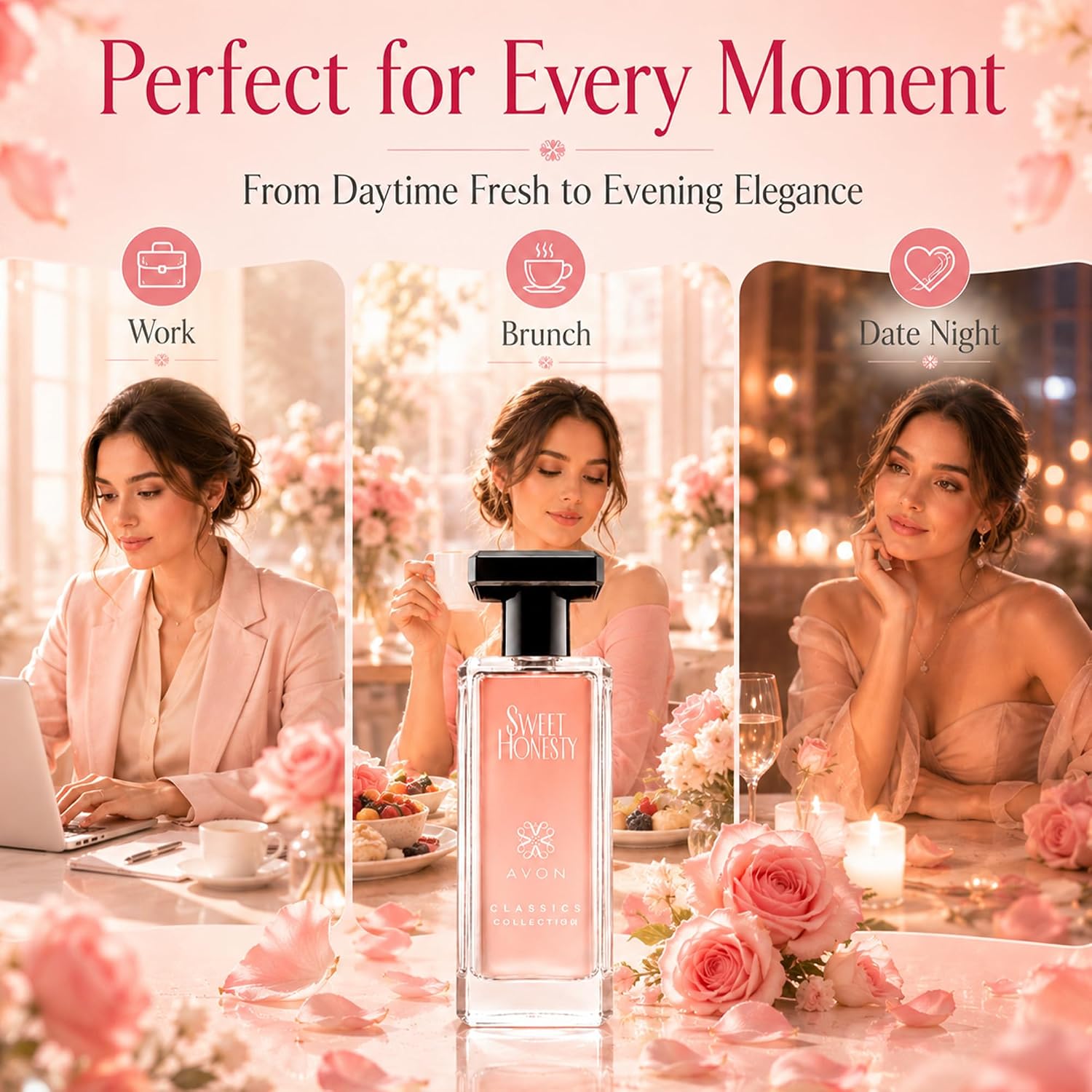 AVON Sweet Honesty Cologne for Women — Fresh Cedarwood Long Lasting Perfumes for Women — Clean Floral Women’s Fragrances with Rose and Lily, 1.7 fl oz — Designer Womens Perfume Gift - Image 6