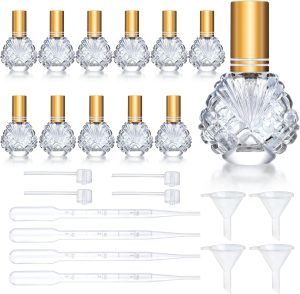 YU FENG 12pcs 15ml Glass Bottle Per...