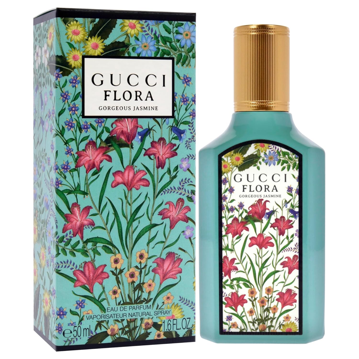 Gucci Flora Gorgeous Jasmine by Gucci for Women 1.6 oz Eau de Parfum Spray - Image 3