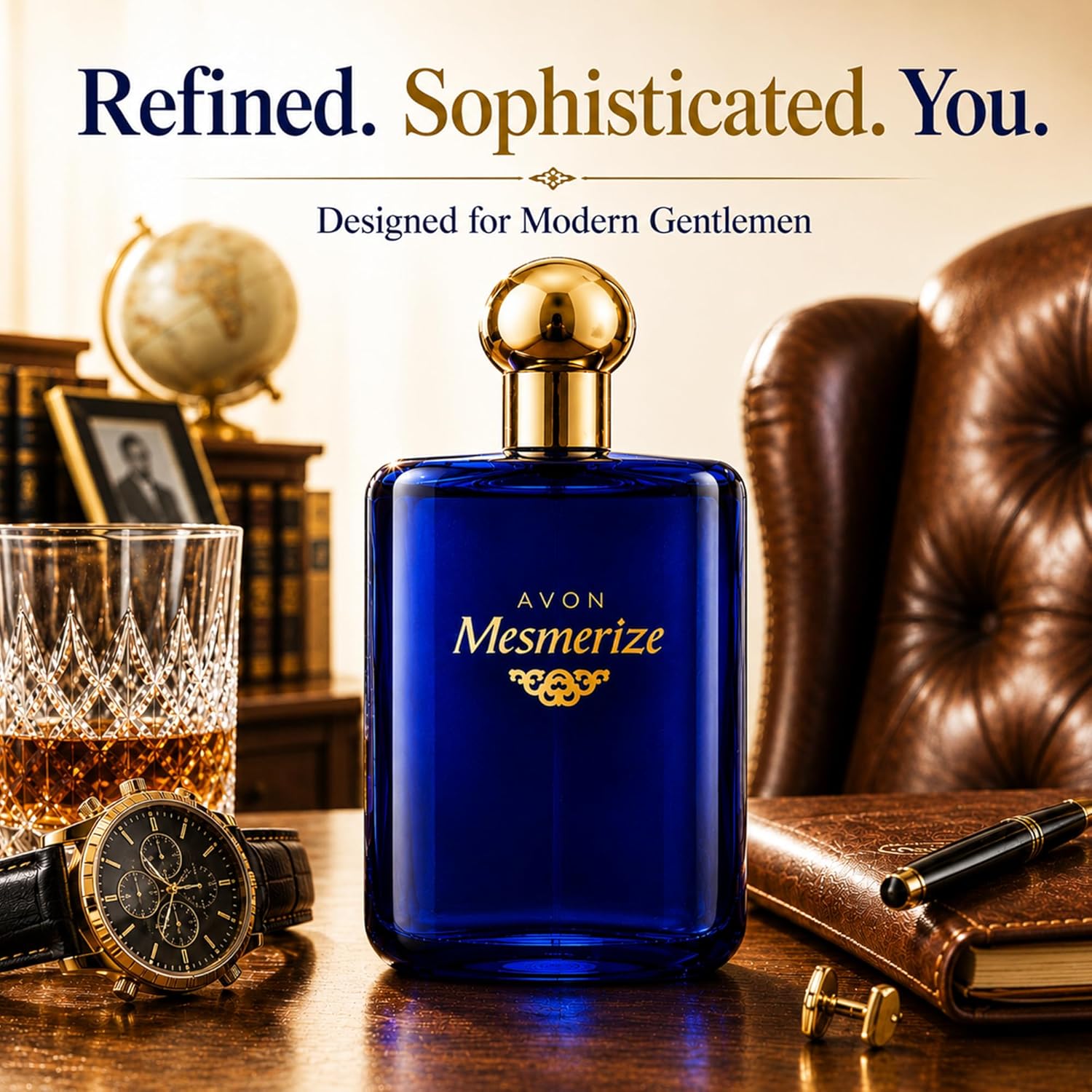AVON Mesmerize Cologne Spray — Long-Lasting Cologne for Men with Sandalwood & Warm Amber — Classic Signature Mens Cologne, Perfume for Men, Everyday Wear & Gifting, 3.4 fl oz Travel Size - Image 5