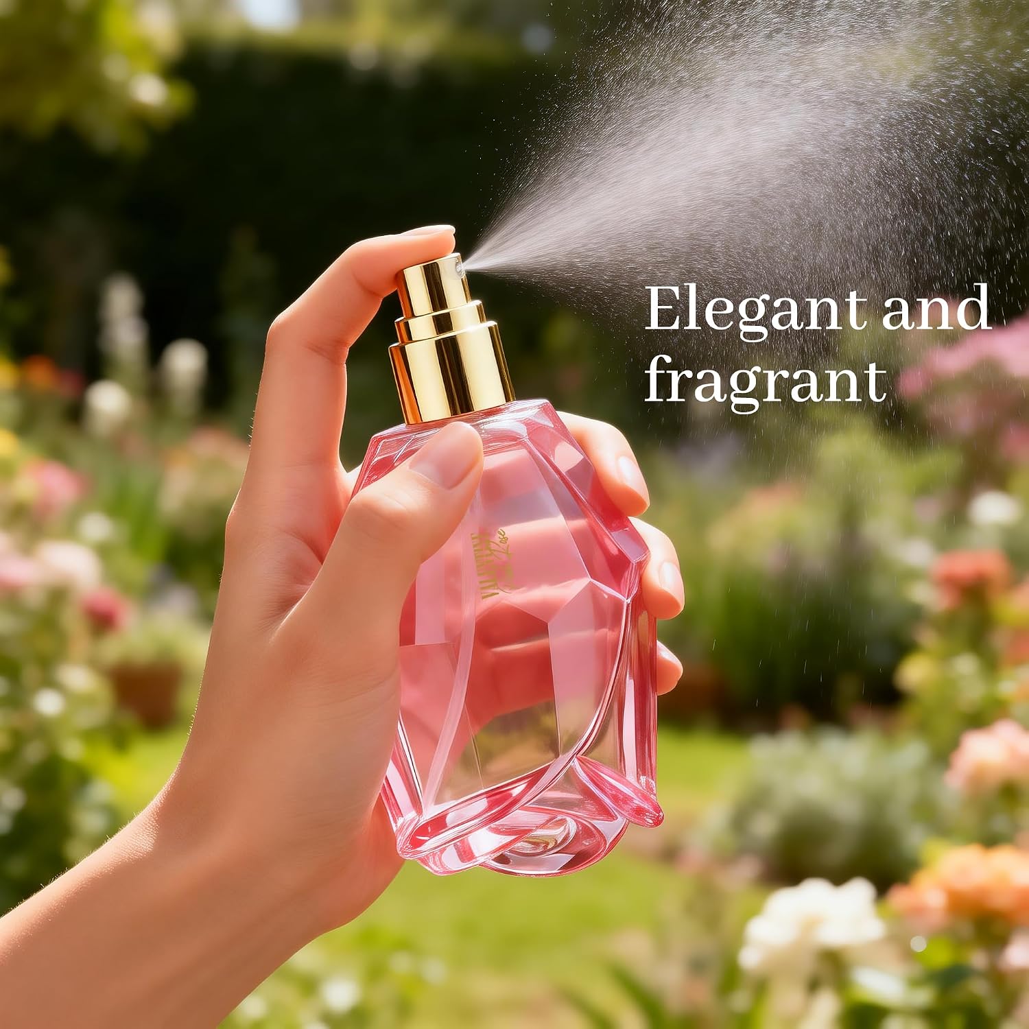 A CENTER Valentine Pink Rose Eau de Parfum for Women 3.4 Fl Oz | Long Lasting Oriental Floral Fragrance | Elegant Glass Spray Bottle | Cologne Gift Daily Use - Image 6