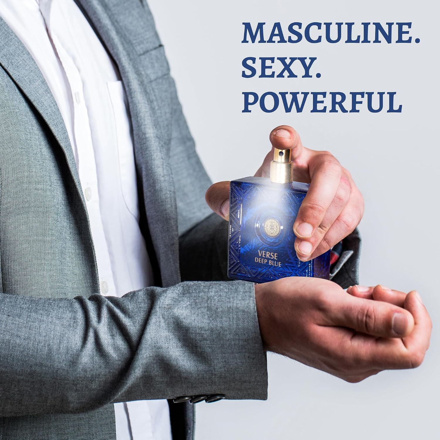 NovoGlow Verse Deep Blue, Eau de Parfum Spray Perfume, Fragrance For Men- Daywear, Casual Daily Cologne 3.4 Oz Bottle- Ideal EDP Beauty Gift for Birthday, Anniversary - Image 4
