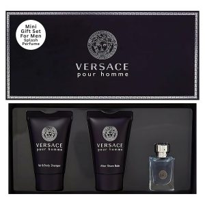 Versace Pour Homme for Men, 3 Piece...