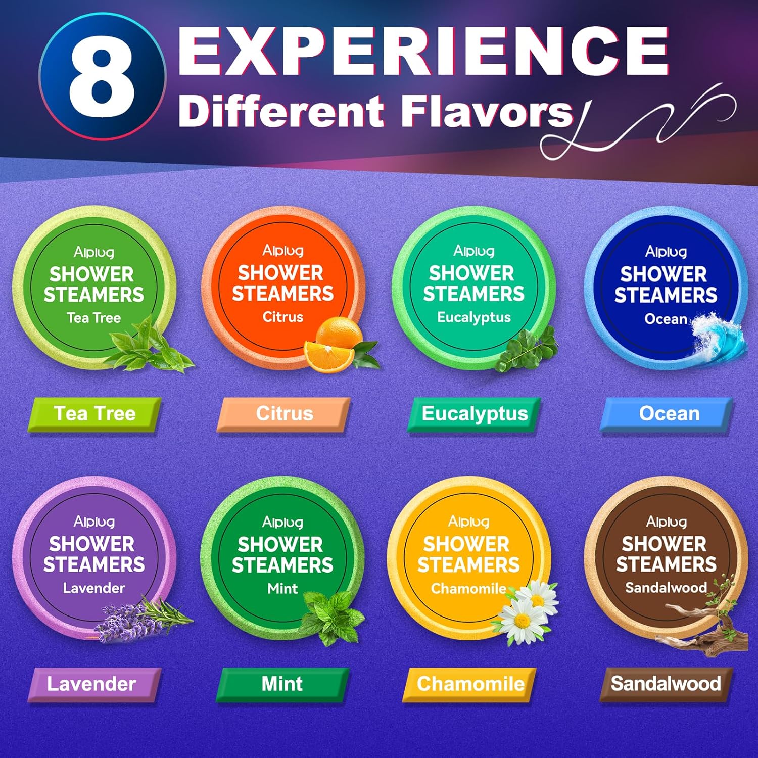 Shower Steamers for Men 8 Pack - Gifts for Men, Shower Bombs Aromatherapy with Essential Oils, Mens Gifts Ideas, Birthday Gifts for Him Dad Husband, Gifts for Mens Who Have Everything - Image 2