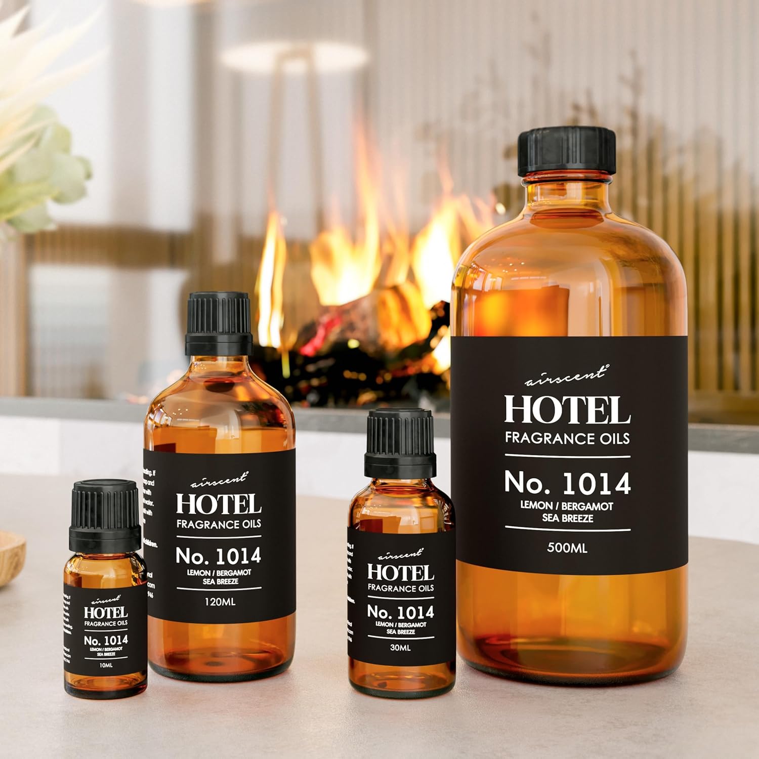 AirScent Hotel Diffuser Oil No. 1014 - Iconic 5-Star Hotel Blend - 10 mL | Lemon Bergamot Sea Breeze - Coastal Hotel Scent - Fragrance Oil for Ultrasonic and Waterless Diffusers and Crafting - Image 6