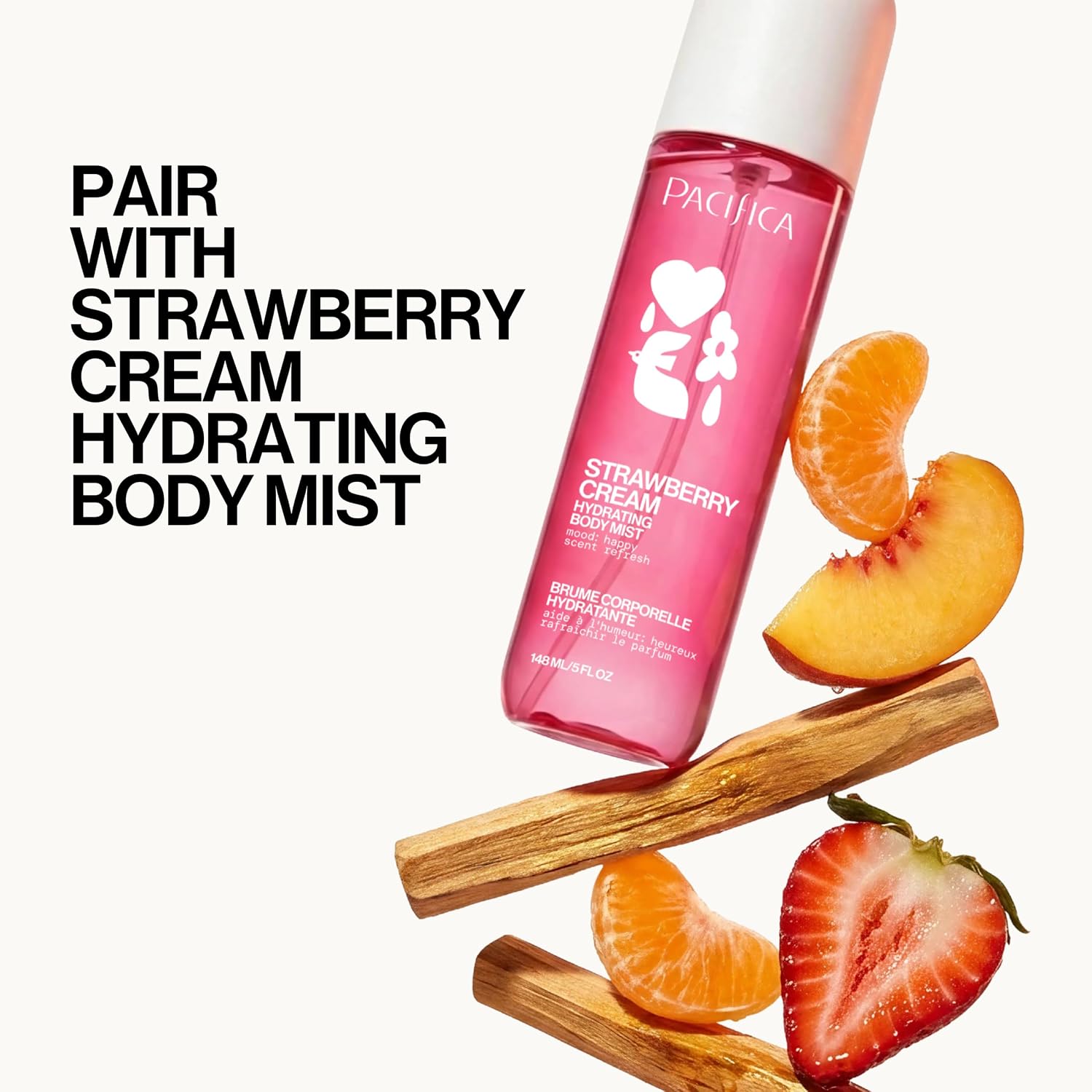 Pacifica Strawberry Cream Perfume for Women – Fruity Floral Eau de Parfum Spray with Strawberry, Vanilla, Jasmine & Sandalwood Notes, Long Lasting, Clean Beauty, 1 fl oz - Image 8
