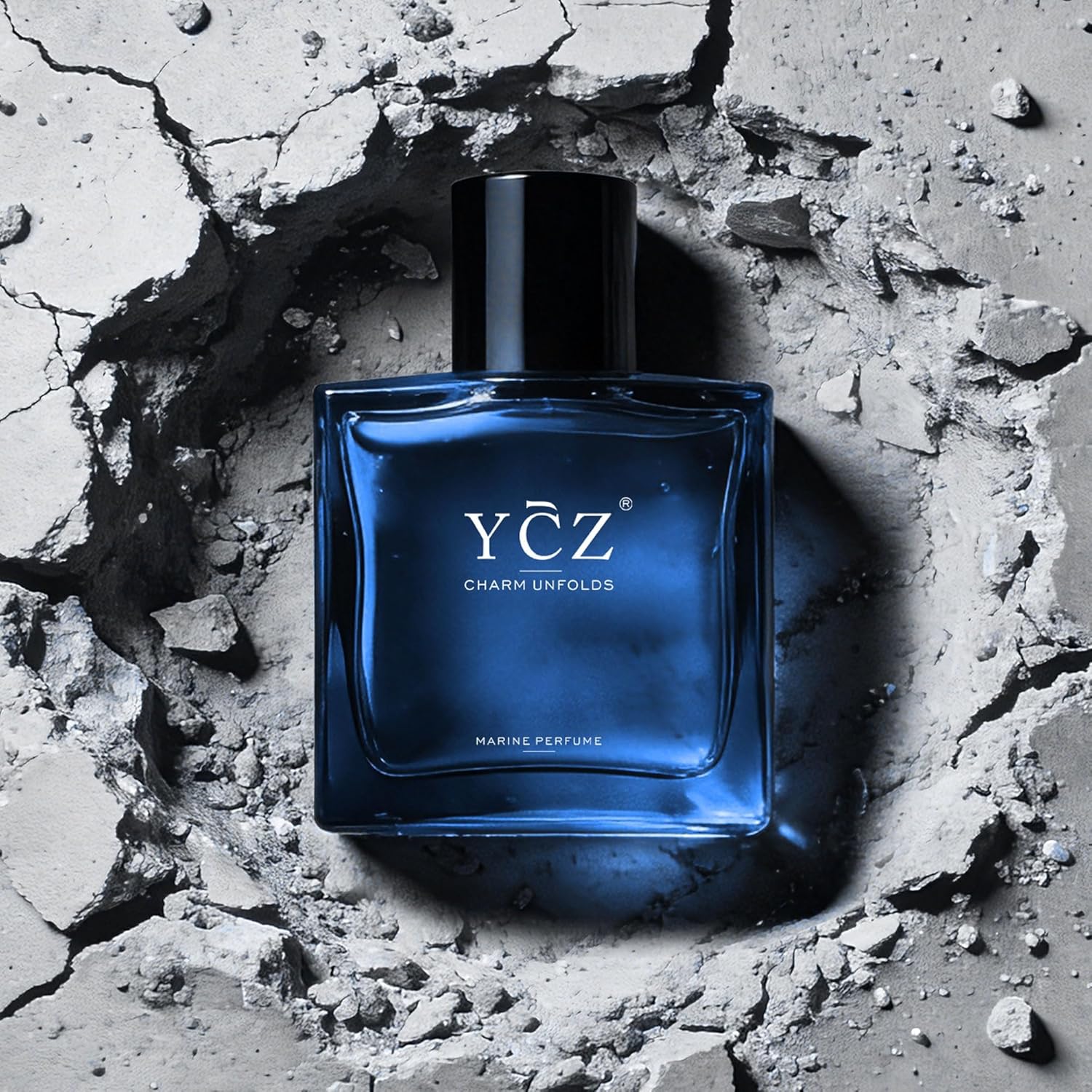 Ycz Midnight Marine Eau de Parfum for Men, 1.7 Fl Oz (50 mL), Long-Lasting Cologne, Fresh Marine & Woody Fragrance with Grapefruit, Ginger and Cedar Notes for Daily Wear, Date Night and Gifts - Image 8