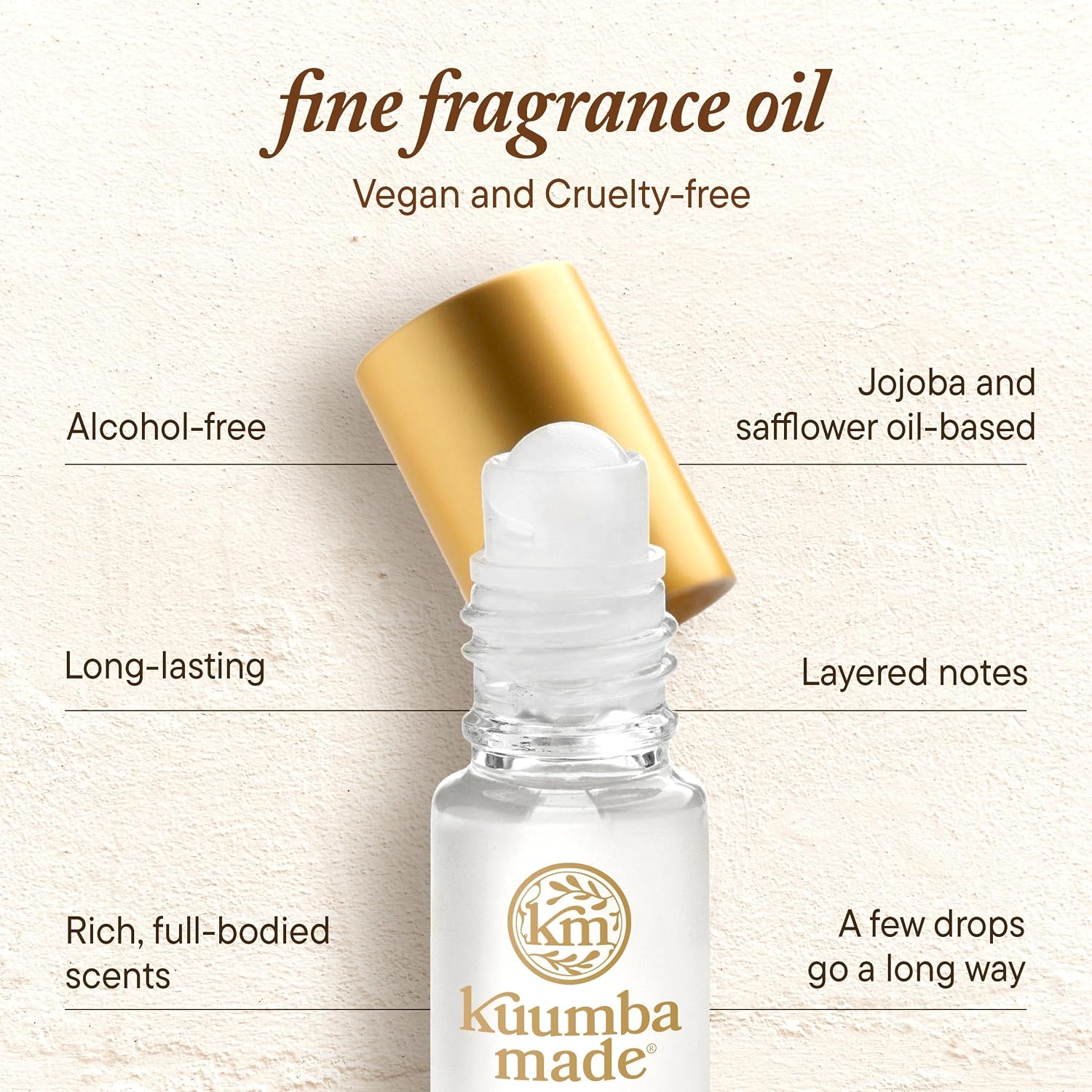 Kuumba Made Persian Garden Fragrance Oil, Long-Lasting Scented Oil Perfume Roller, Vegan, Alcohol-Free, 0.15 Fl Oz - Image 4