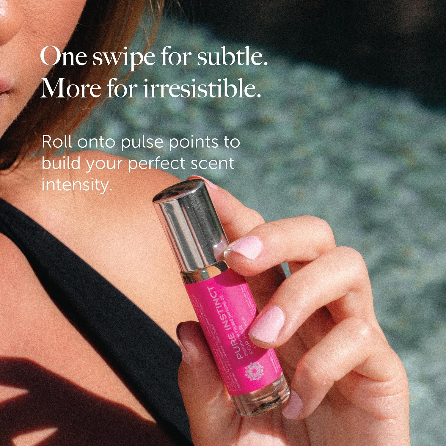 Pure Instinct Perfume with Pheromone Infused Essential Oil for Her - Roll on 10.2 ml | 0.34 Fl. Oz - Image 4