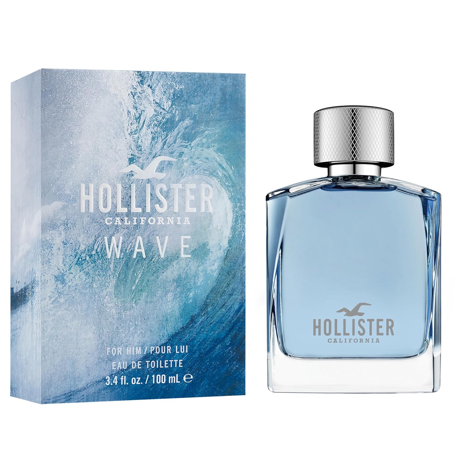 Hollister Wave Men Eau De Toilette, 3.4 Ounce, Multi, 100 ml - Image 2
