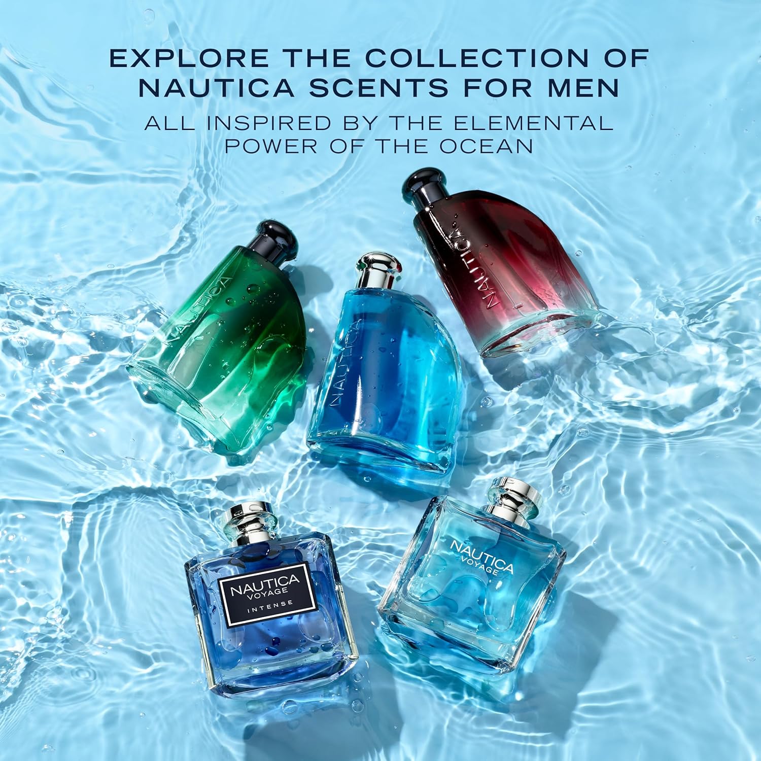 Nautica Voyage Eau De Toilette, Cologne and Fragrance For Men, Fresh, Romantic, Fruity Scent Woody, Aquatic Notes of Apple, Water Lotus, Cedarwood, and Musk Ideal Day Wear, Long Lasting 3.3Fl oz - Image 5