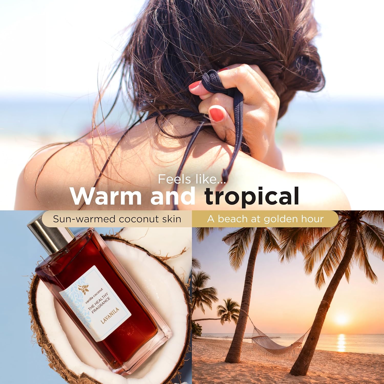 Lavanila Vanilla Coconut Perfume for Women, 1.7 Fl Oz – Clean Vanilla Perfume, Long Lasting Women’s Eau de Parfum with Madagascar Vanilla – Natural Fragrance, Women’s Fragrances - Image 3