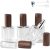 Perfume Atomizer, Glass Perfume Container,Travel Bottle Refillable, Empty Portable Leakproof Fragrance Spray Bottle (5pcs 15ml/0.5oz)