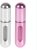 Mini Refillable Perfume Atomizer 5ml – Travel-Size Spray Bottle for Fragrance, Easy Refill, Leak-Proof Design, Compact Scent Dispenser for Purse or Pocket (Variety Pack of 2)