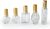 H&D HYALINE & DORA Vintage Glass Perfume Bottles Empty Refillable Sprayer Bottle Fine Mist Spray Bottles Set of 5