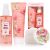 BODY & EARTH Gift Set – Spa Sets for Women, Perfume, Body Lotion, and Scrub in a Rose Water Box – Perfect Birthday Gifts for Mom Girlfriend Her