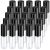 Yinder 25 Pcs 5 ml Travel Spray Bottle Refillable Perfume Atomizer Bulk Glass Mini Cologne Perfume Bottles Empty Fine Mist Portable Small Sample Containers, Black