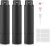 Lulupack Travel Perfume Bottle Refillable – Cologne Spray Atomizer Mini – Small Travel Size Sprayer Empty for Refill Sample Container – Portable Fragrance Decant Dispenser for Men Women 3PCS 8ml Black
