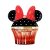 House of Sillage Minnie Mouse Parfum | Disney × House of Sillage Limited Edition – 75ml Hand-Painted French Glass Flacon with Swarovski® Crystal Bow Cap